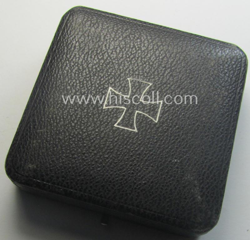 'Eisernes Kreuz 1. Klasse' (ie. Iron Cross 1st class) being an early-pattern (and non-maker-marked) example by the: 'Wilh. Deumer'-company that comes complete in its specific etui as issued and recently found