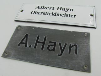 RAD (Reichsarbeitsdienst) Oberstfeldmeister Albert Hayn – Personal Name...