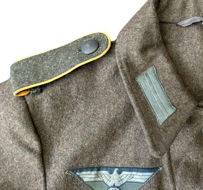 Wehrmacht Heer M44 tunic, printed eagle (!)