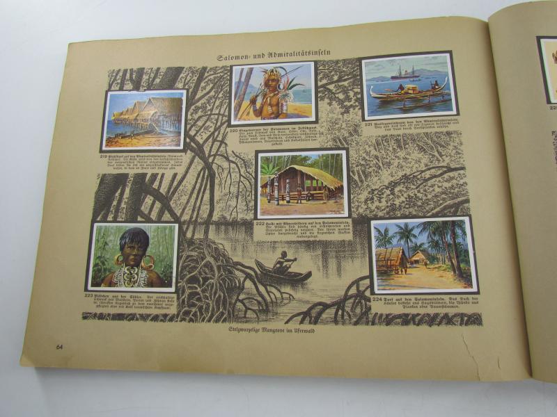 Deutsche Kolonien” Album of stickers 1936