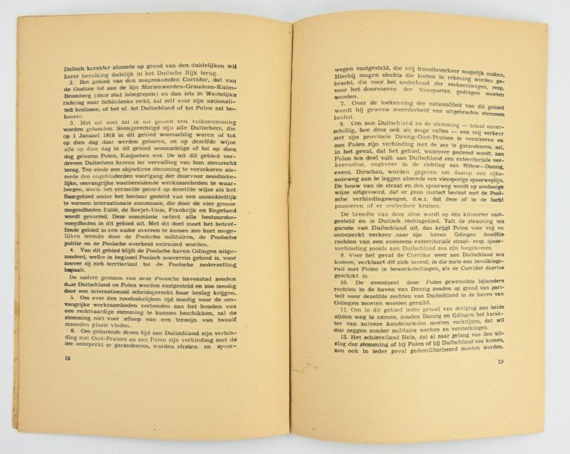 German Third Reich Speech Booklet Adolf Hitler