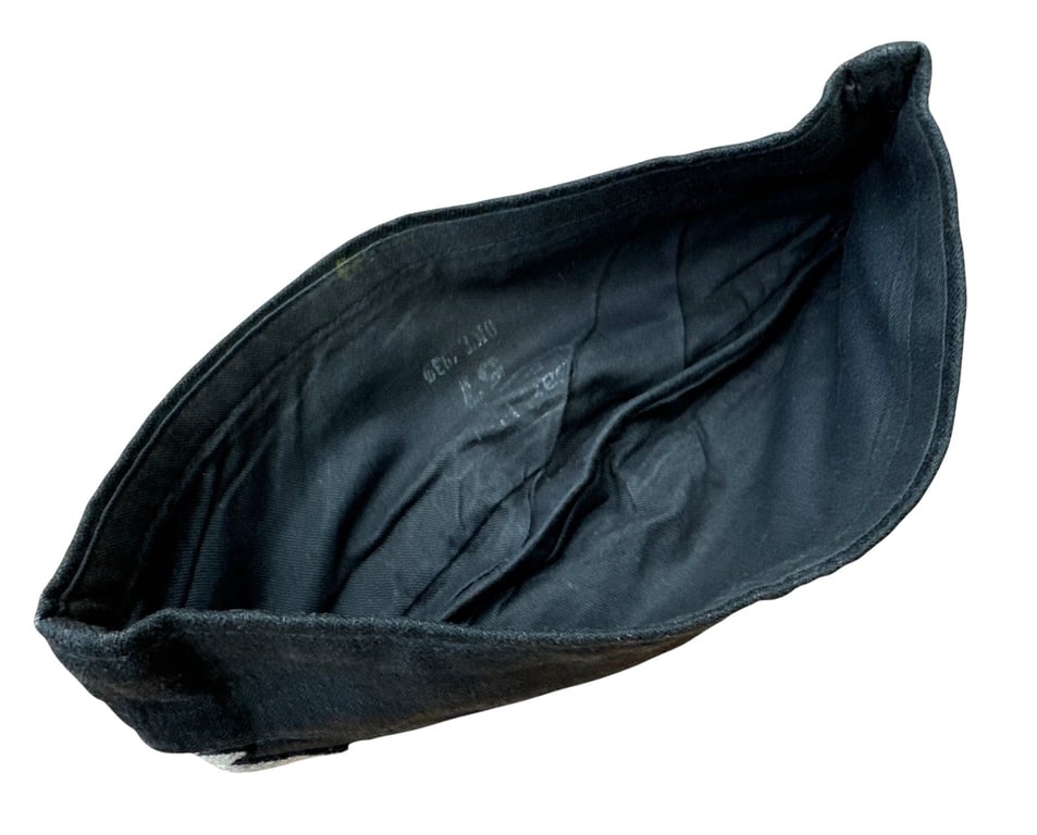 Luftwaffe Black Panzer / Mechanic's Overseas Cap by Carl Halfar