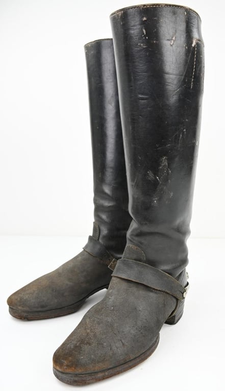 German WH Cavalry Jackboots with Spurs