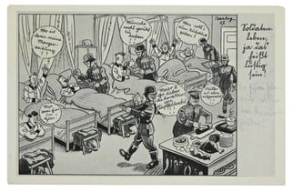 German WH Postcard 1943