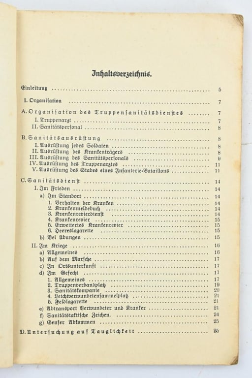 German WH Medic Manual 'Sanitatsfibel'