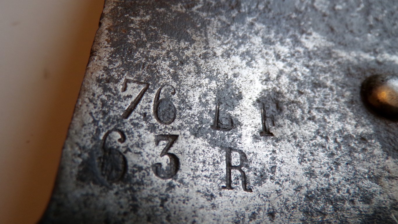 Luftwaffe "76 L.F." Unit-Marked Field Shovel