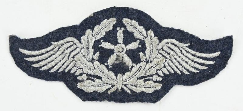 German LW Career Sleeve Patch 'Aviation Technician'