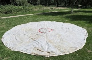 British WW2 Artillery Parachute