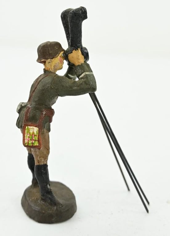 German Elastolin Toy Figure 'Artillery Beobachter'