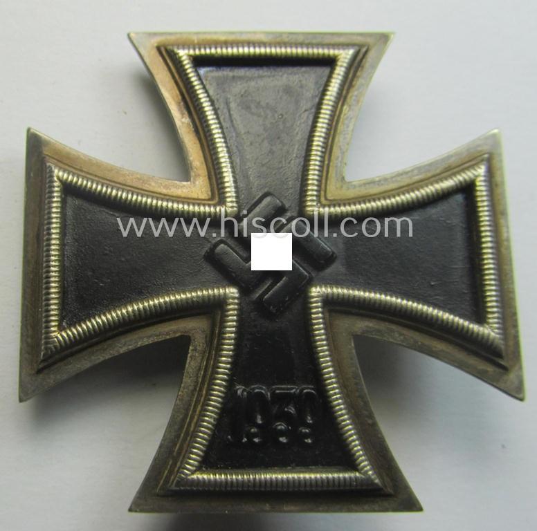 'Eisernes Kreuz 1. Klasse' (ie. Iron Cross 1st Class) being a maker- (ie. '26'-) marked example as was produced by the company: 'B.H. Mayer's Kunstprägeanstalt'