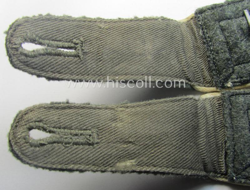 Pair of WH (Heeres) neatly 'cyphered', 'M40'-pattern NCO-type shoulderstraps: 'Feldwebel des Infanterie-Rgts. 111' (part of the '35. Inf.Div.')