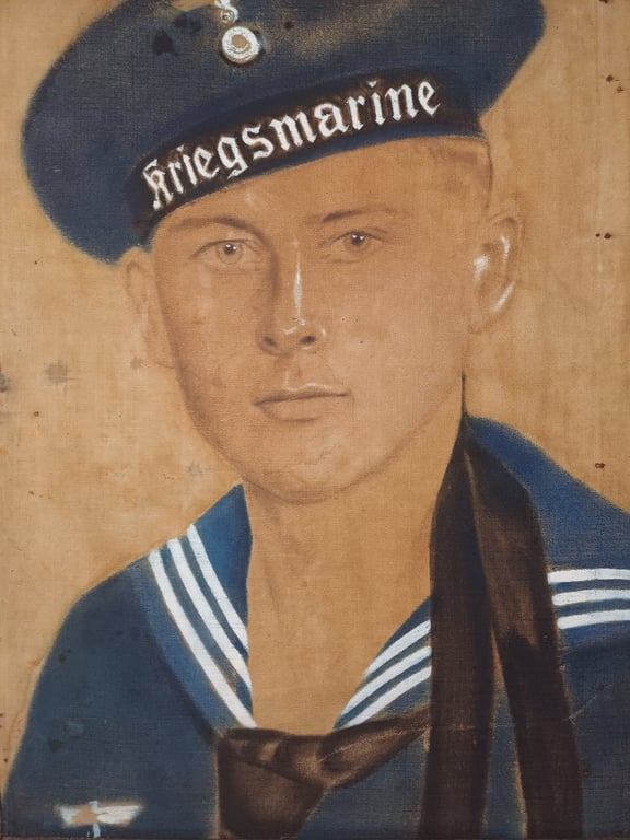 Stunning Kreigsmarine sailor portrait