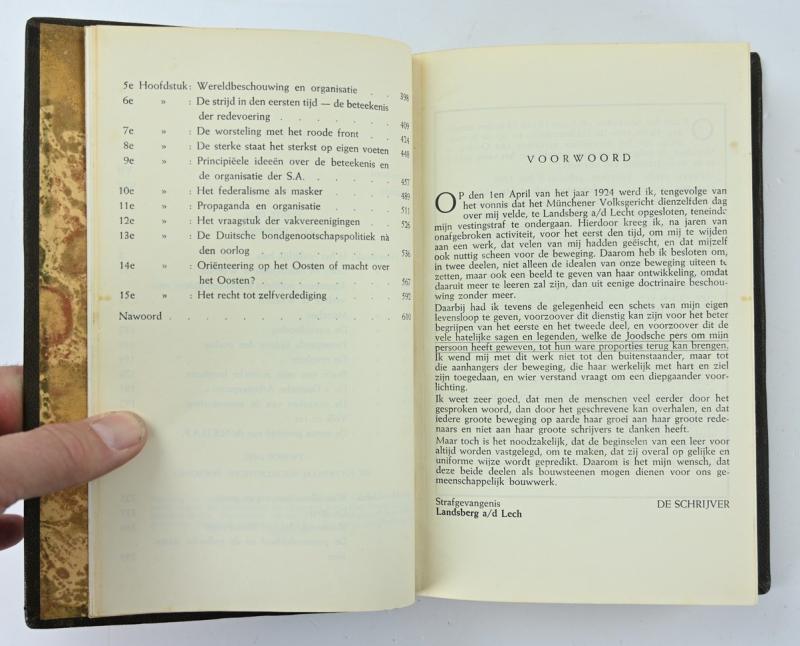 Flemish WW2 Version of Adolf Hitler Mein Kampf 'Mijn Kamp'