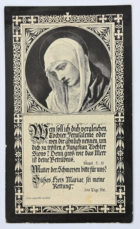 German WH Deathcard 'Alois Kallupper'