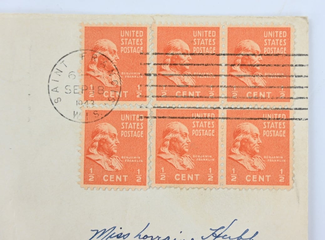 US WW2 Envelop 'Stamp 'em Out!'