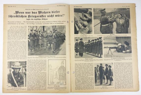 German Newspaper Frankfurter Illustrierte 7 October 1939