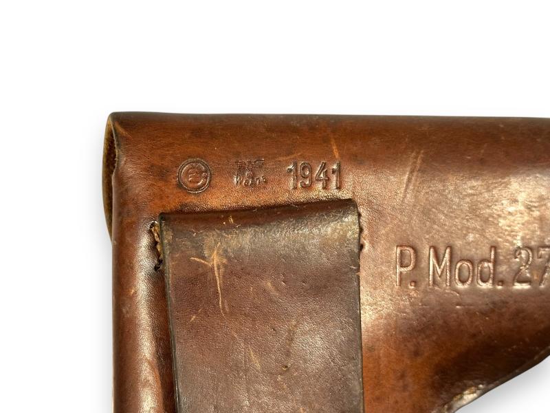 German WWII CZ Leather Holster -1941-