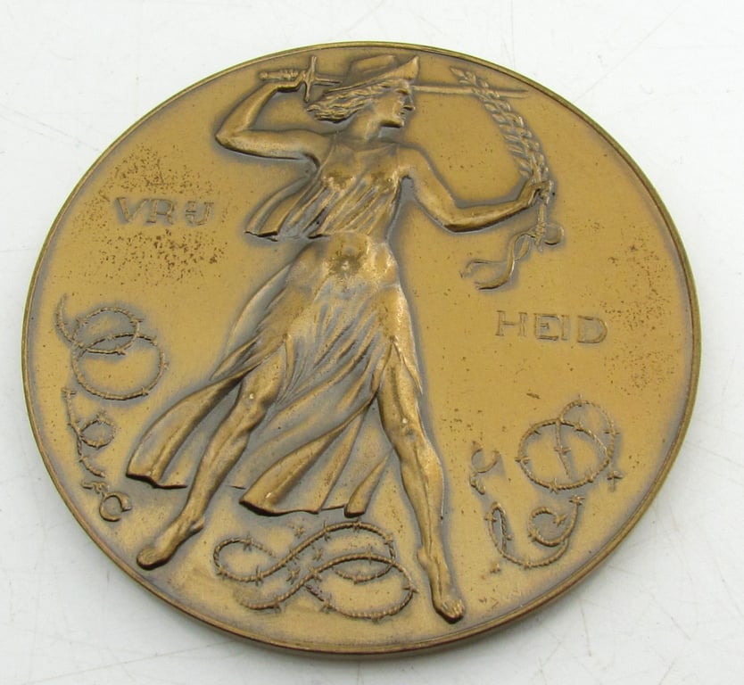 Commemorative Table Medal For Liberation From German Occupation