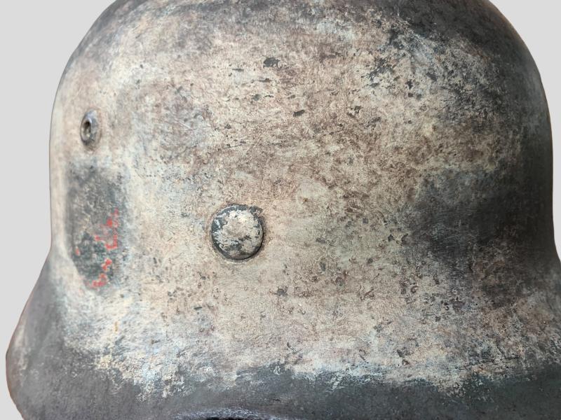 WH (HEER) M35 Winter Camouflage Helmet