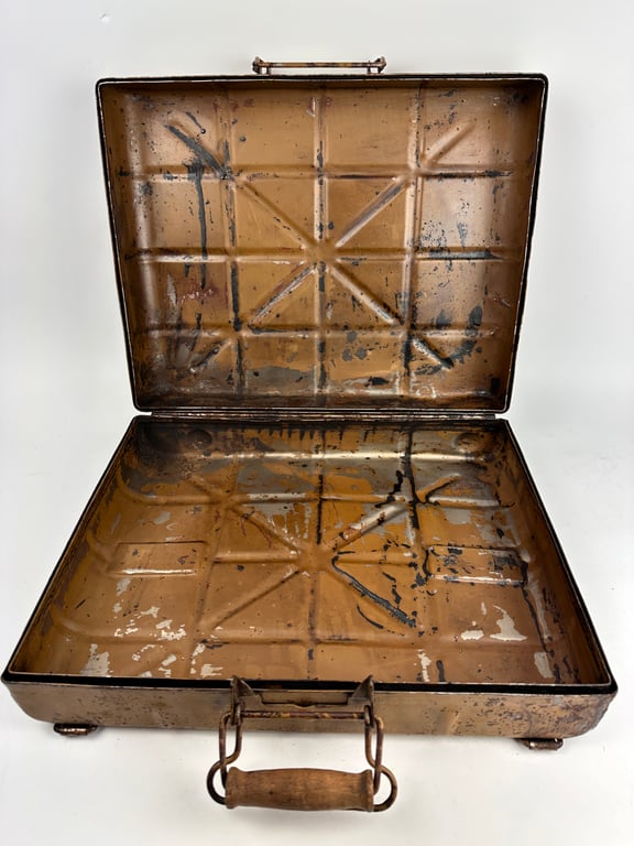 WW2 German Stick Grenade Box Tan ( fur Tropen)