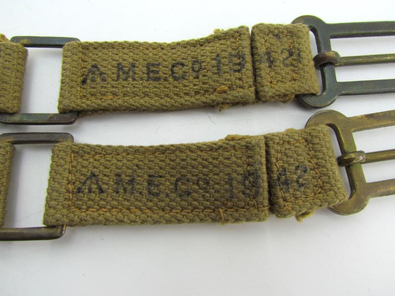 British WWII Equipment Straps