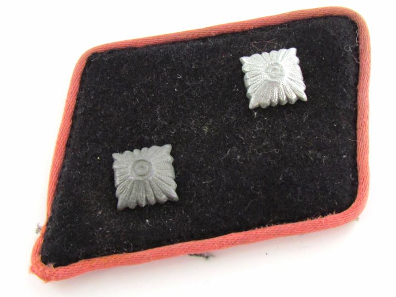 Waffen SS Panzer Oberscharführer collar taps...Rare!