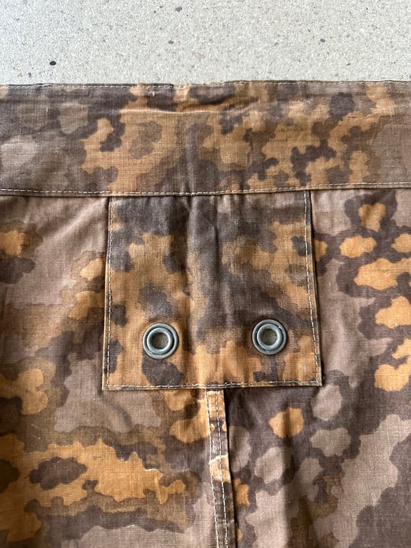 WWII German Waffen SS Zeltbahn Oak Leaf pattern