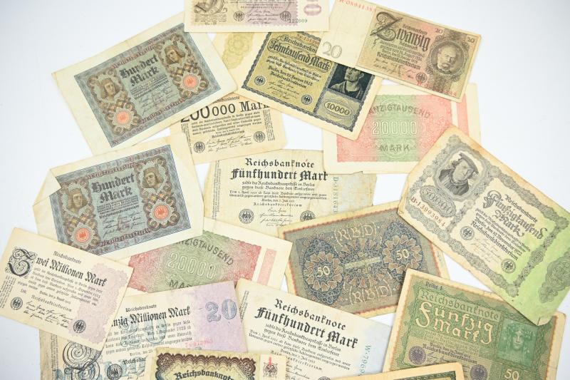 German Inflation Period Banknote Set