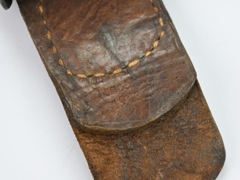 German WW1 Beltbuckle with Tab 1918
