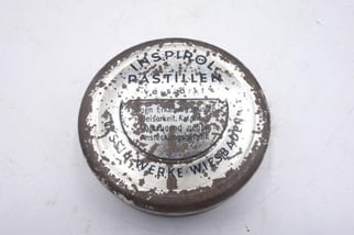 German tin can of "Inspirol Pastillen"