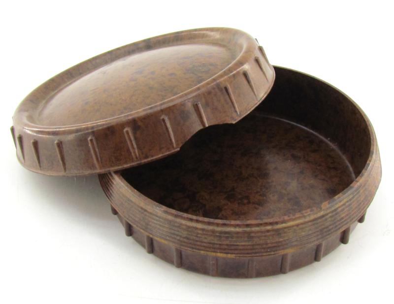 Wehrmacht Brown Bakelite Butterdish