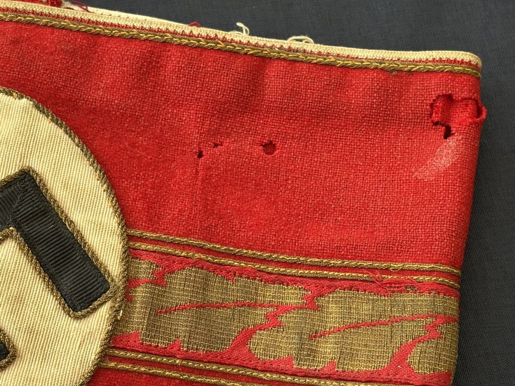 GERMAN WWII RARE THIRD REICH NAZI POLITICAL LEADER KRIEGSLEITER ARMBAND.