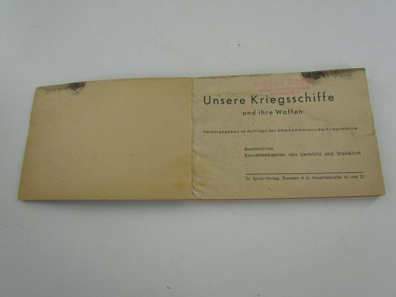 Unsere Kriegsschiffe und ihre Waffen ...Book