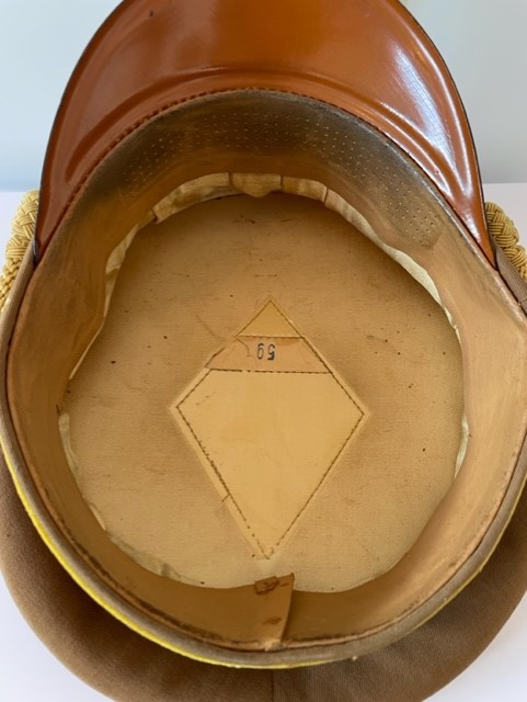 EXTREMLEY RARE WWII GERMAN NSDAP ORDENSBURG POLITICAL LEADERS PEAK CAP.