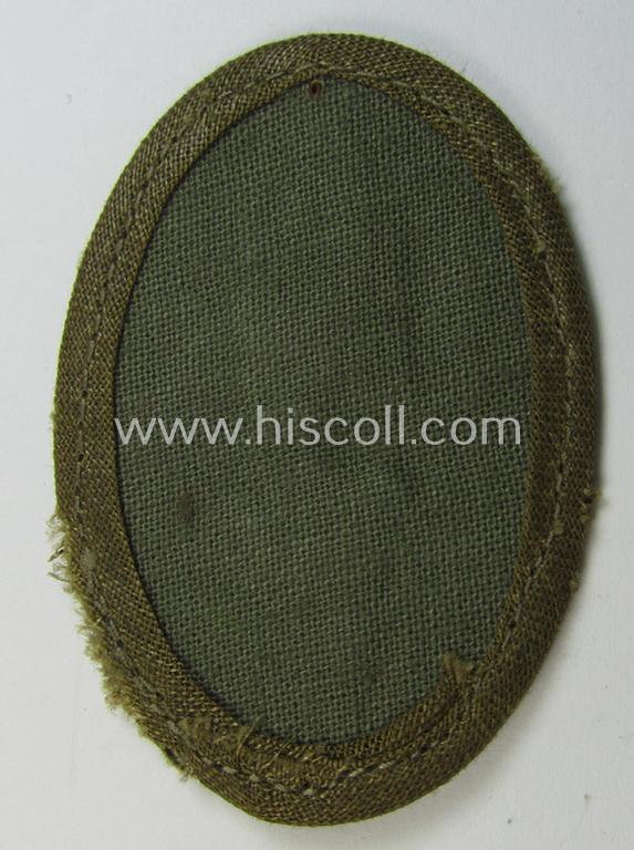 WH (Heeres) 'tropical-styled', trade- and/or special-career insignia (or: 'Signal Blitz') as was intended for a soldier who served within the: 'Artillerie-Truppen'