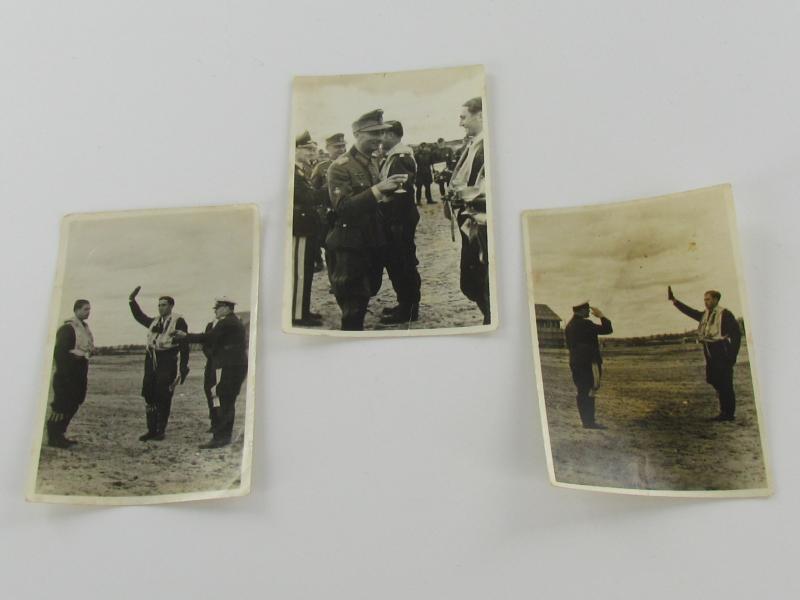 5x Photos of Focke Wulf fw189 Celebration 2000 Hours Flight