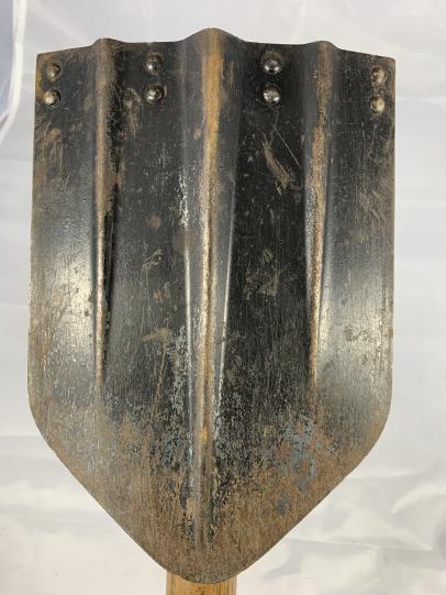 German Folding Shovel with Carrying Case, 2nd Model