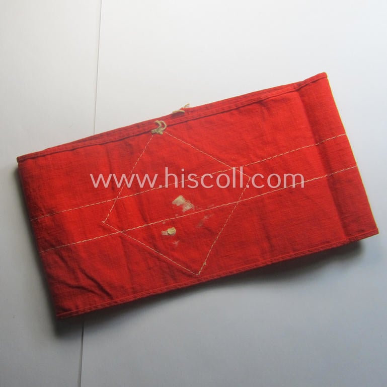 Moderately used- ie. worn, HJ- (ie. 'Hitlerjugend'-) related armband (ie. 'Armbinde')