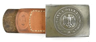German WH Beltbuckle with Tab 'E.Schneider'