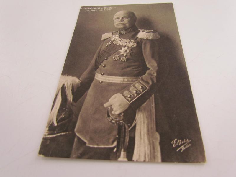 Postcard: "General von Eichhorn"