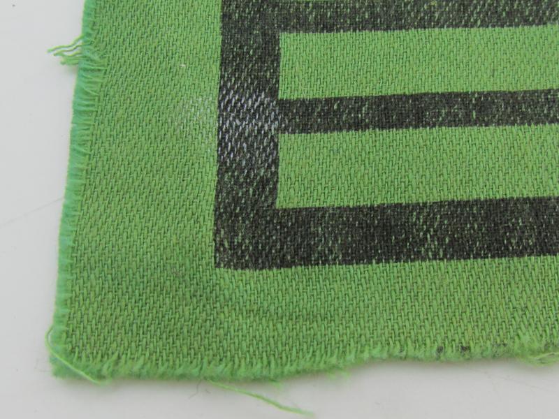 Printed Wehrmacht ( Heer ) camouflage rank patch