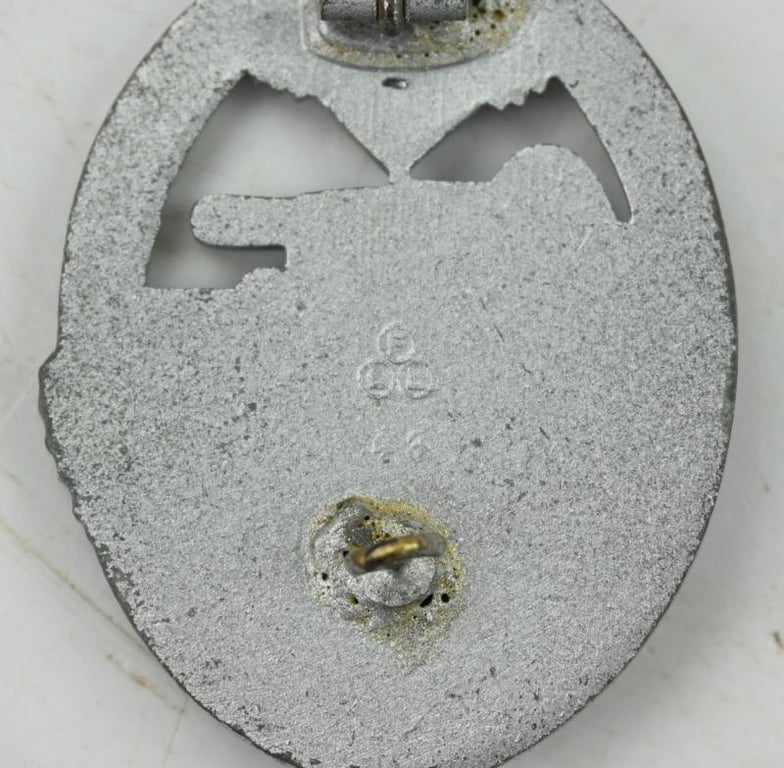 German Panzer Assault Badge in Silver FLL43