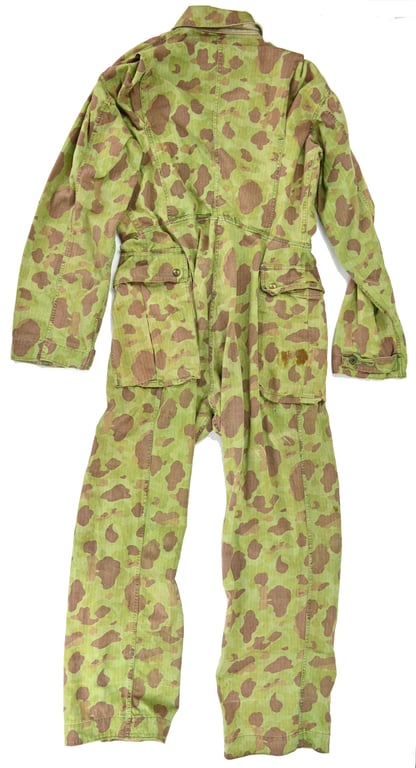 US WW2 HBT 'Frogskin' Camouflage Coverall