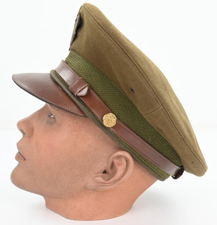 US WW2 Officer's Semi-Crusher Visor Cap