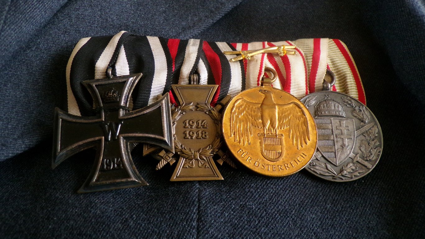 Named Gala Tunic with medals  part 1