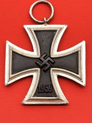 AUTHENTIC WWII IRON CROSS 2RD CLASS RING STAMPED...