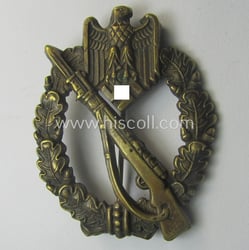 Stunning - and ususually seen! - 'hollow-back'-pattern 'Infanterie...