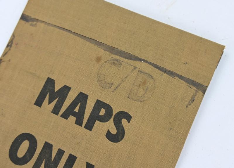 USAAF WW2 Escape Map set with Cover & Compas
