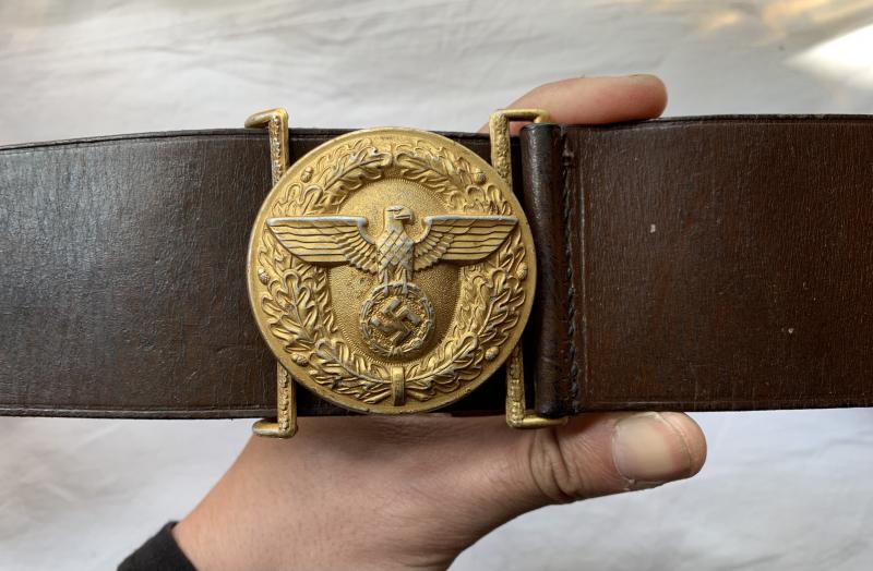 NSDAP Political Leader Belt and Buckle