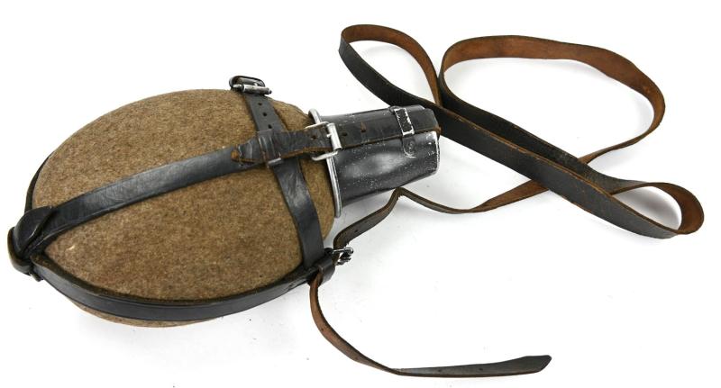 German WH Medic or GBJ Canteen with Carrying Strap